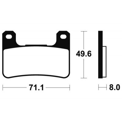 TECNIUM Sintered Metal Brake Pads - MTR306 MTR306