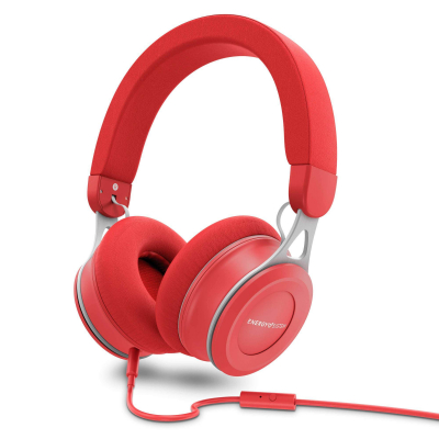 Energy Sistem Headphones Urban 3 Mic Red Auricular (Deep Bass, Control talk)