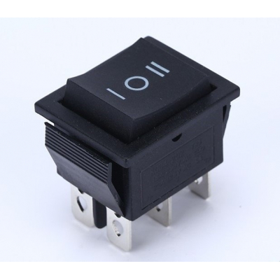 Interruptor Basculante Bipolar ON-OFF-ON 16A/250Vac