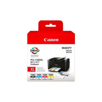 Canon PGI1500XL Pack de 4 Cartuchos de Tinta Originales - 9182B004/9182B010