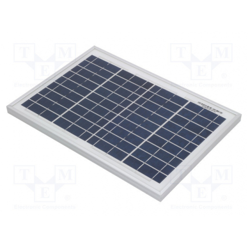 Panel Solar Policristalino 12V 10W 354x251x17mm