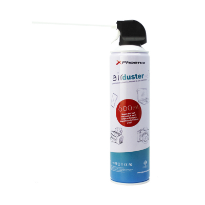 Limpiador de aire comprimido phoenix airduster 600ml - uso vertical