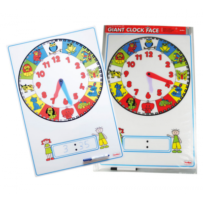 RELOJ MANUAL GIGANTE CON NUMERO 75X52CM HENBEA 992