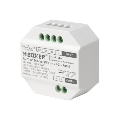 Regulador LED WiFi Triac 230V 150W MI-BOXER TRI-C1WR