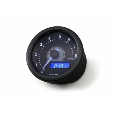 LSL Daytona RPM Counter Black 361-523