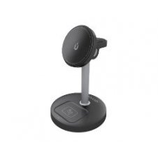 Cargador AISENS Qi 3en1 USB-c Negro (ASCH-15W3WC066-BK)