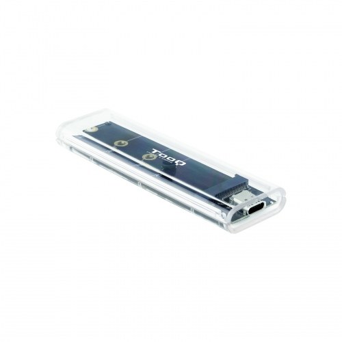 CAJA EXT. M.2 NGFF/NVMe USB3.1 GEN2 USB-C RGB TRANSPARENTE