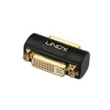 Lindy 41233 cambiador de género para cable DVI Negro