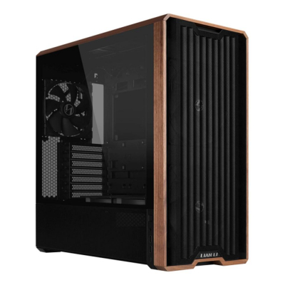 Caja ordenador gaming lian li lancool 217 atx cristal templado madera negra