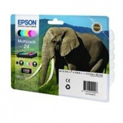 Multipack tinta epson t242840 6 colores xp - 750 c13t24284010 - elefante