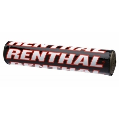Protector/Morcilla barra superior de manillar Renthal negro/rojo 180mm P301 P301