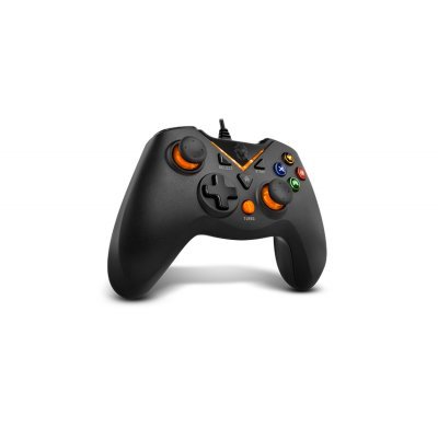 GAMEPAD KROM KEY PC PS3 NEGRO/NARANJA