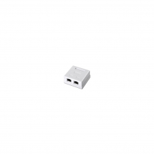 ROSETA DE SUPERFICIE AISENS RJ45 CAT6 FTP 2XTOMAS BLANCO A139-0304