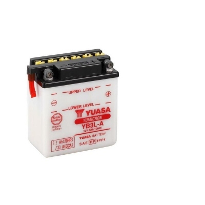 Yuasa battery YB3L-A Dry charged (sin electrolito) YB3L-A