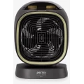 Termoventilador Imetec Silent Power Eco 4030, 2.100 W, gris y verde guacamole