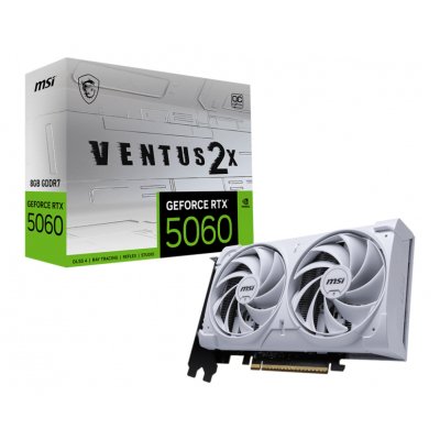 RTX 5060 8GB MSI VENTUS 2X OC GDDR7 WHITE