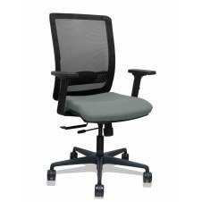 Piqueras y Crespo Silla Haches traslack malla negra asiento bali gris brazos 2D ruedas 65