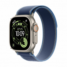 apple watch ultra 3 gps + cellular caja titanio natural 49mm pulsera milanese loop color de correa titanio natural talla m