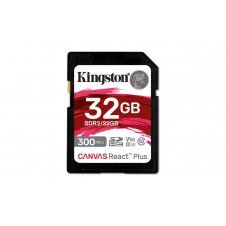 MEMORIA SD KINGSTON CANVAS REACT PLUS 32GB UHS II 300R 260W U3 V90