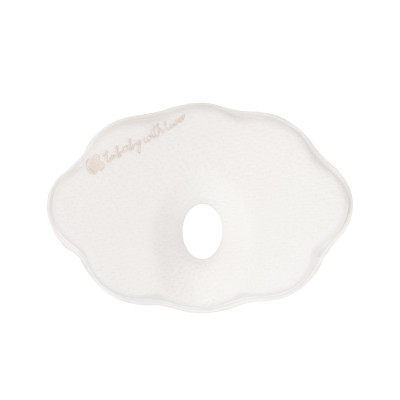 Almohada ergonómica de espuma viscoelástica Cloud Airknit Blanco