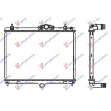 RADIATOR 1.6 THP PETROL - 1.6 BlueHDi DIESEL (380x540x26) (NRF)