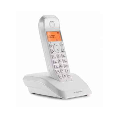 TELEFONO INALAMBRICO DECT DIGITAL MOTOROLA S1201 BLA