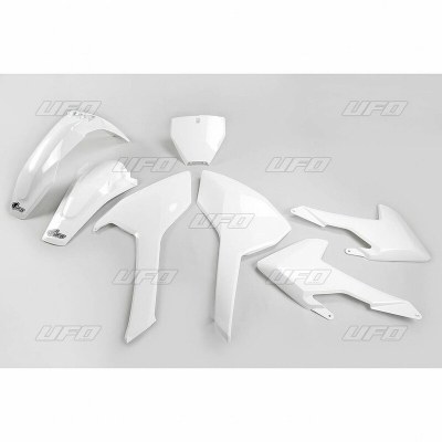 Kit plástica completo UFO Husqvarna color blanco HUKIT616-041 HUKIT616@041