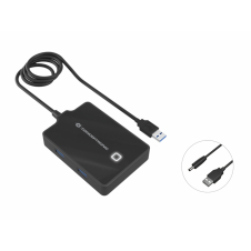 Conceptronic HUBBIES11B hub de interfaz USB 3.2 Gen 1 (3.1 Gen 1) Type-A 5000 Mbit/s Negro