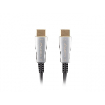 Cable hdmi lanberg m - m v2.0 optico aoc 80m negro