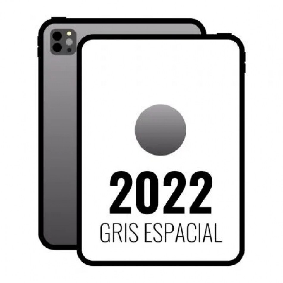 Apple iPad Pro 11 2022 4th WiFi Cell/ 5G/ M2/ 256GB/ Gris Espacial - MNYE3TY/A