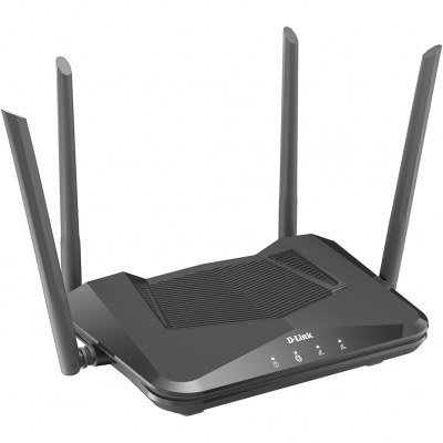 Router wifi d - link dir - x1560 4 puertos lan 1 puero wan ax1500 dual band 4 antenas
