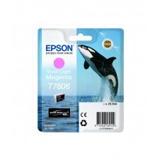 CARTUCHO EPSON T7606 MAGENTA CLARO VIVO C13T76064010