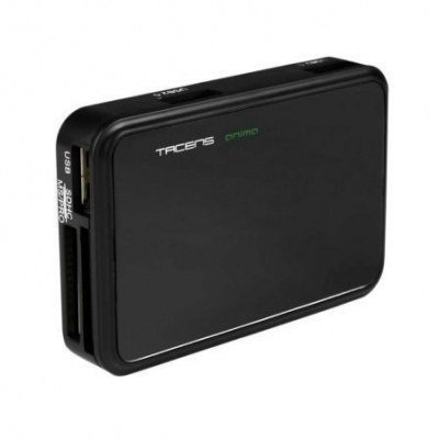 LECTOR DE TARJETAS EXTERNO TACENS ANIMA ACRM3 - 85 EN 1 - 5 SLOTS TARJETAS - VALIDO PARA DNI ELECTRONICO - HUB 3x USB - USB 2.0