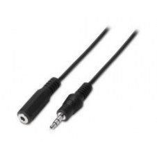 Cable Aisens 3.5mm/m-3.5mm/h 3m Negro