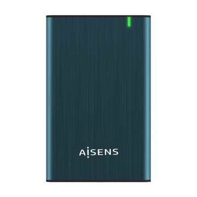 AISENS CAJA EXTERNA 2.5 ASE-2525PB 9.5MM SATA A USB 3.0 3.1 GEN1 AZUL PACIFICO
