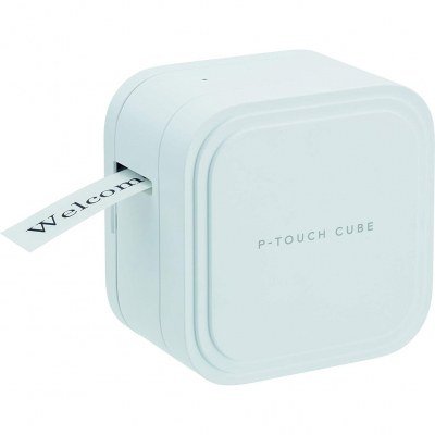 Rotuladora electrica portatil brother ptp910bt cube azul