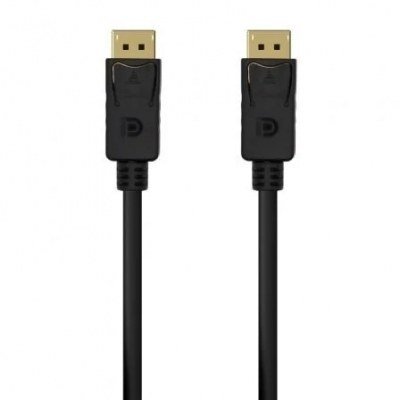 Cable Displayport 1.2 4K Aisens A124-0548/ Displayport Macho - Displayport Macho/ 50cm/ Negro