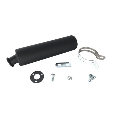 TECNIUM Muffler Steel Black Derbi/Gilera/Aprilia 0027249