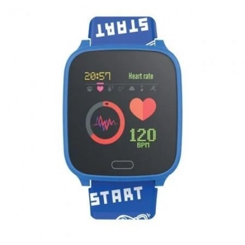 Smartwatch Forever IGO JW-100/ Notificaciones/ Frecuencia Cardíaca/ Azul