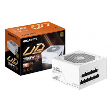 GIGABYTE UD750GM PG5 V2 ICE Fuente de Alimentación ? PCIe Gen 5.1, 80 PLUS Gold, Diseño completamente modular, Ventilador de 120 mm, Compatible co