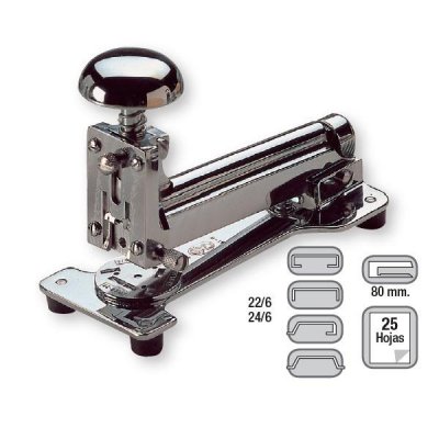 Grapadora El Casco M-15 Capacidad 30 Hojas -cromada