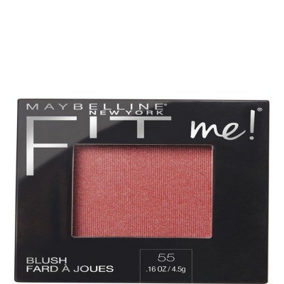 Maybelline Colorete En Polvo Mate Fit Me Blush Tono 55 Berry Para Todo Tipo De Pieles - 5g