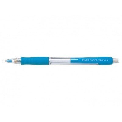 Pilot Portaminas SuperGrip H-185 - Trazo 0.5mm - Mina HB - Cuerpo Azul Claro