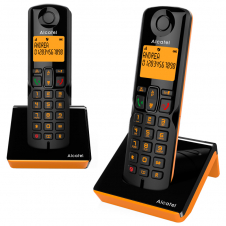 ALCATEL TELEFONO DEC S280 DUO BLACK+ORANGE