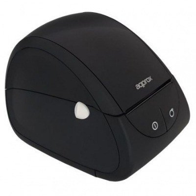 Impresora de Tickets/ Etiquetas Approx appLAB3 / Térmica/ Ancho papel 80mm/ USB-RS232/ Negra