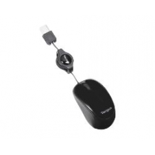 Ratón TARGUS Retráctil USB-A 1000dpi Negro (AMU75EU)