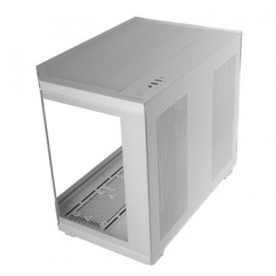 Caja ordenador mars gaming mc3tcoremw matx cristal templado blanca