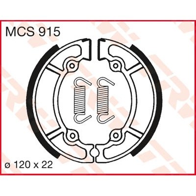 Zapatas de Freno TRW MCS915