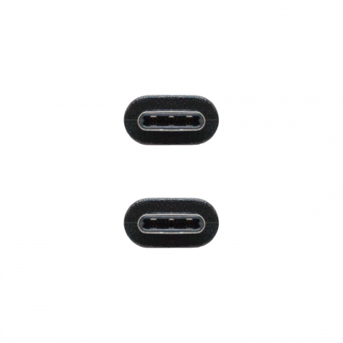 CABLE USB 2.0 3A, TIPO USB-C/M-USB-C/M NEGRO 2.0 M