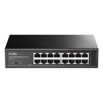 CUDY GS1016 Switch 16 Puertos Gigabit 10/100/1000 Metal
